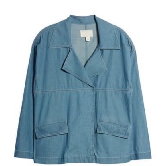 Caslon chambray utility jacket - Picture 5 of 7